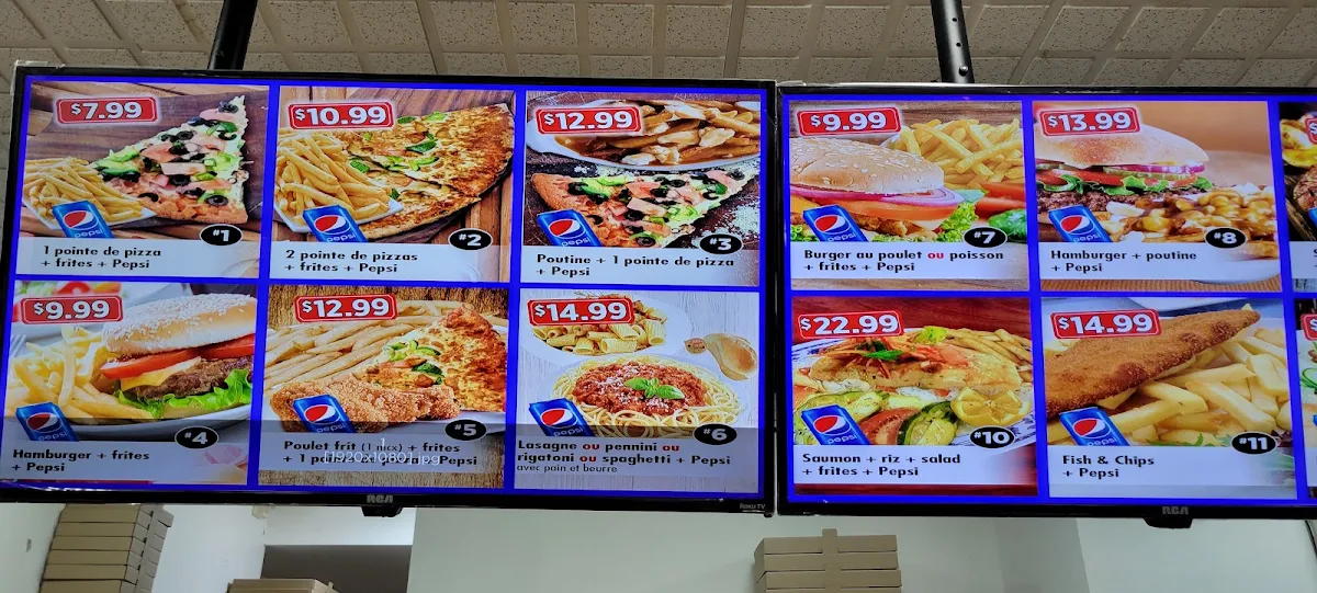 Menu, Pizza Saint Laurent (Halal)