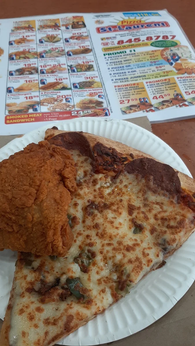 Menu, Pizza Saint Laurent (Halal)