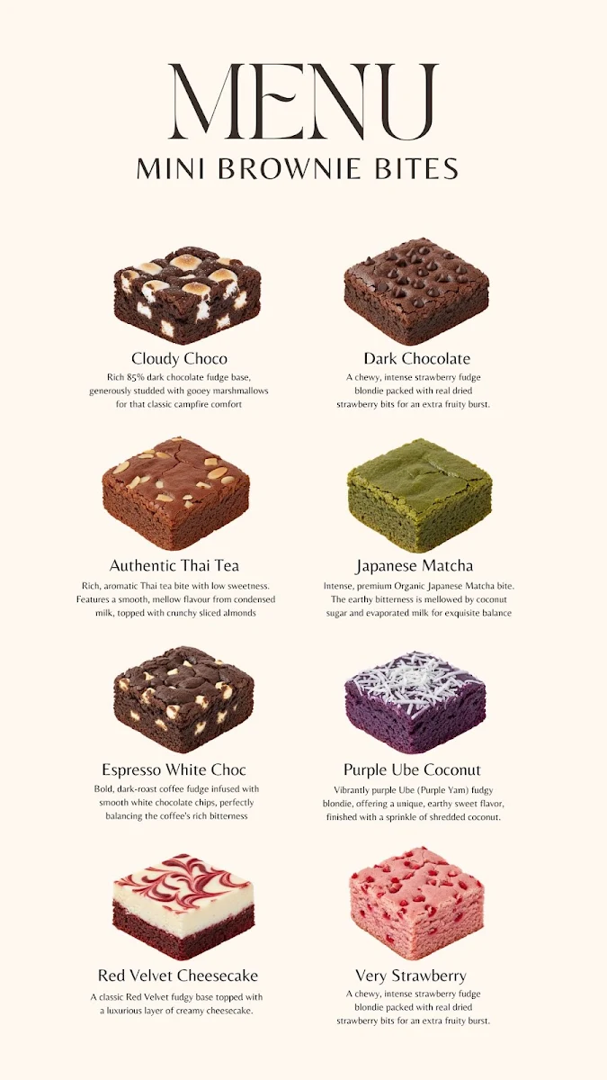 Menu, 9 Mar Sweet Lab