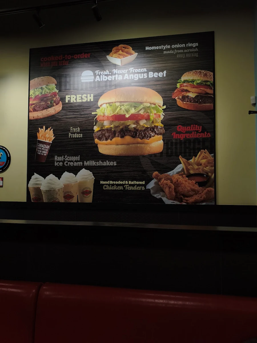Menu, Fatburger Medicine Hat