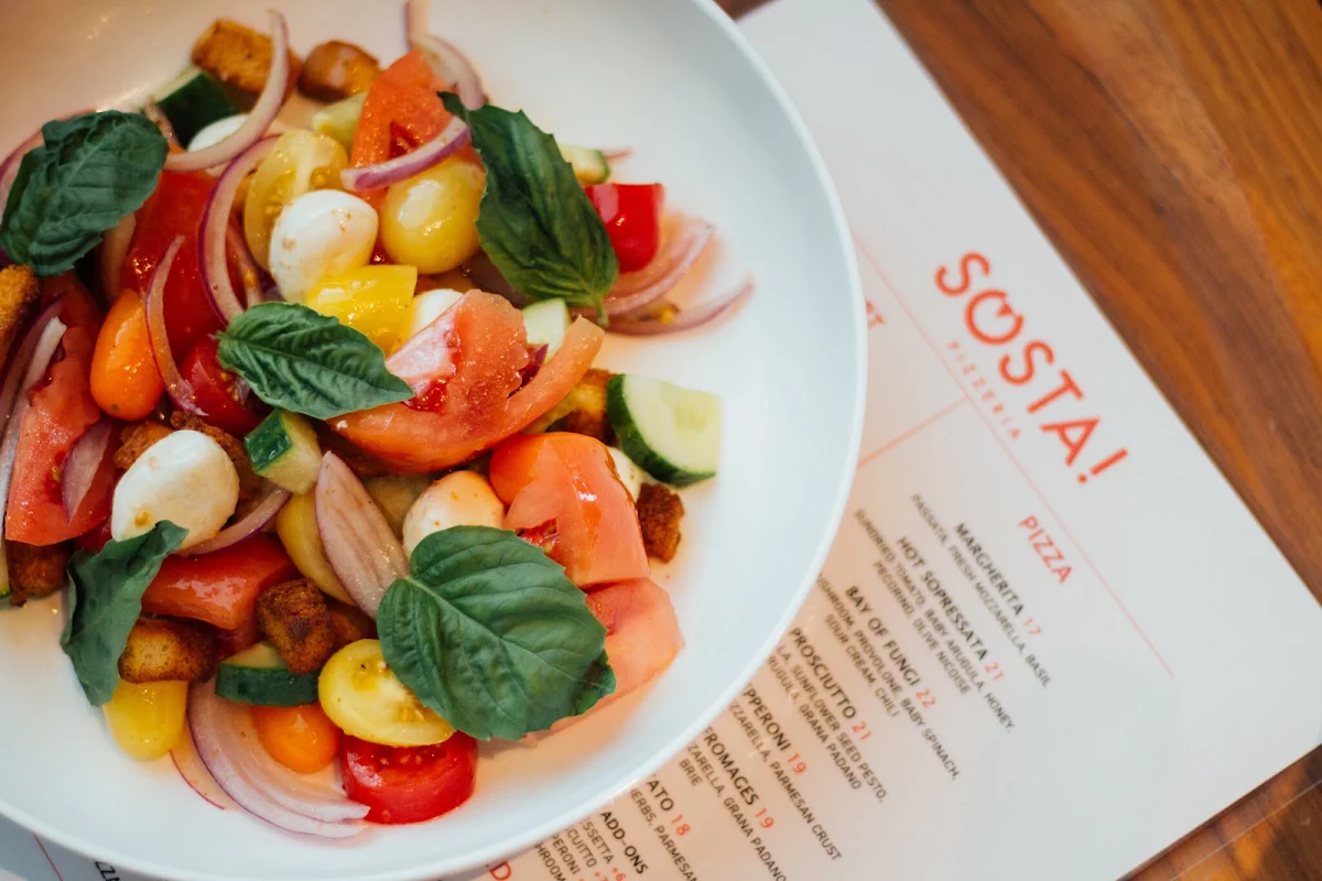 Menu, Sosta! Pizzeria