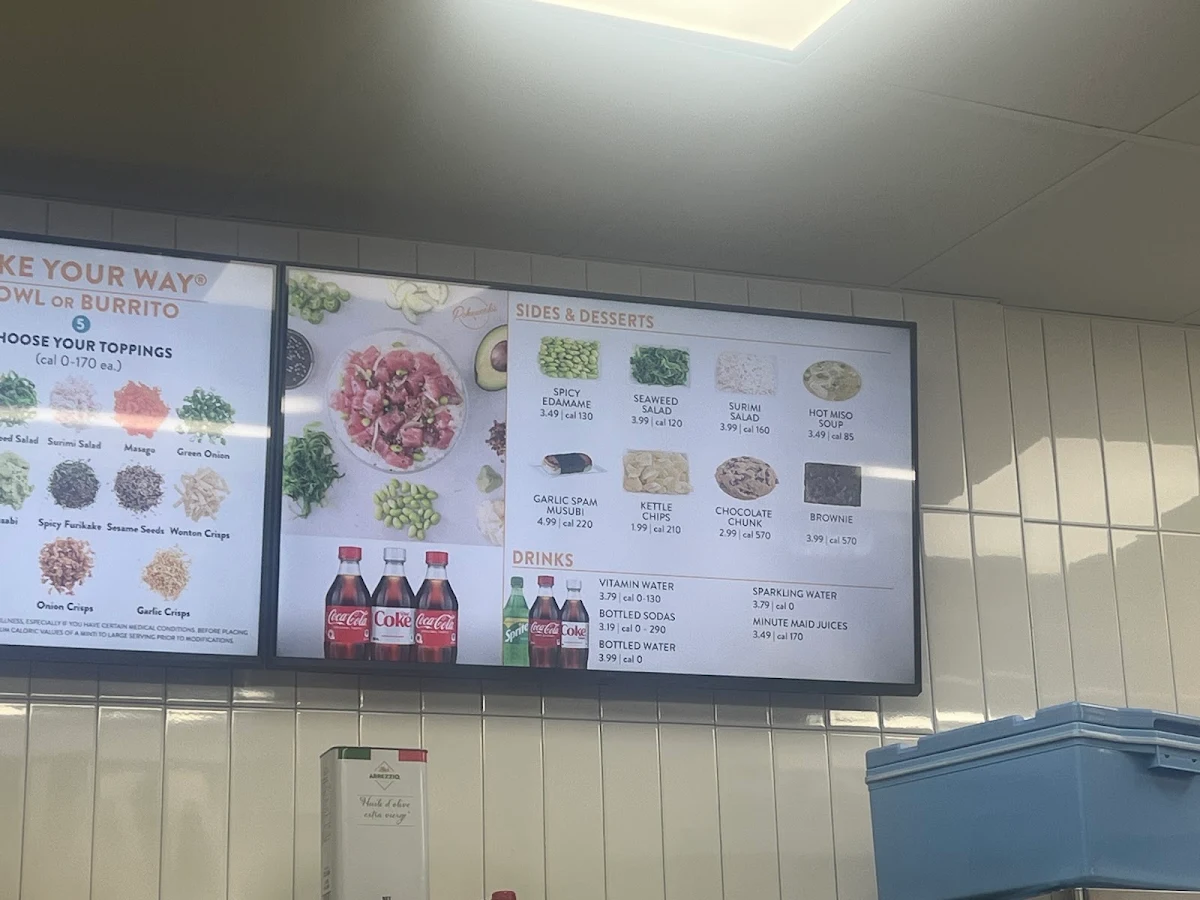 Menu, Pokeworks TheWell