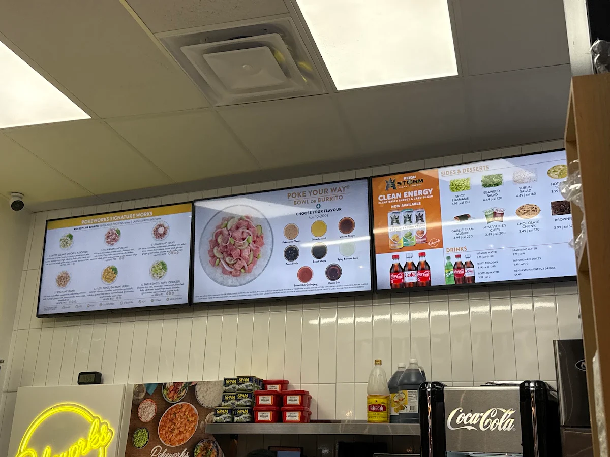 Menu, Pokeworks TheWell