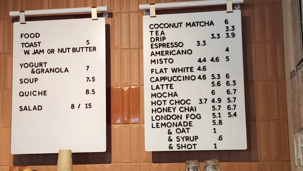 Menu, The Modern Pantry WestVancouver