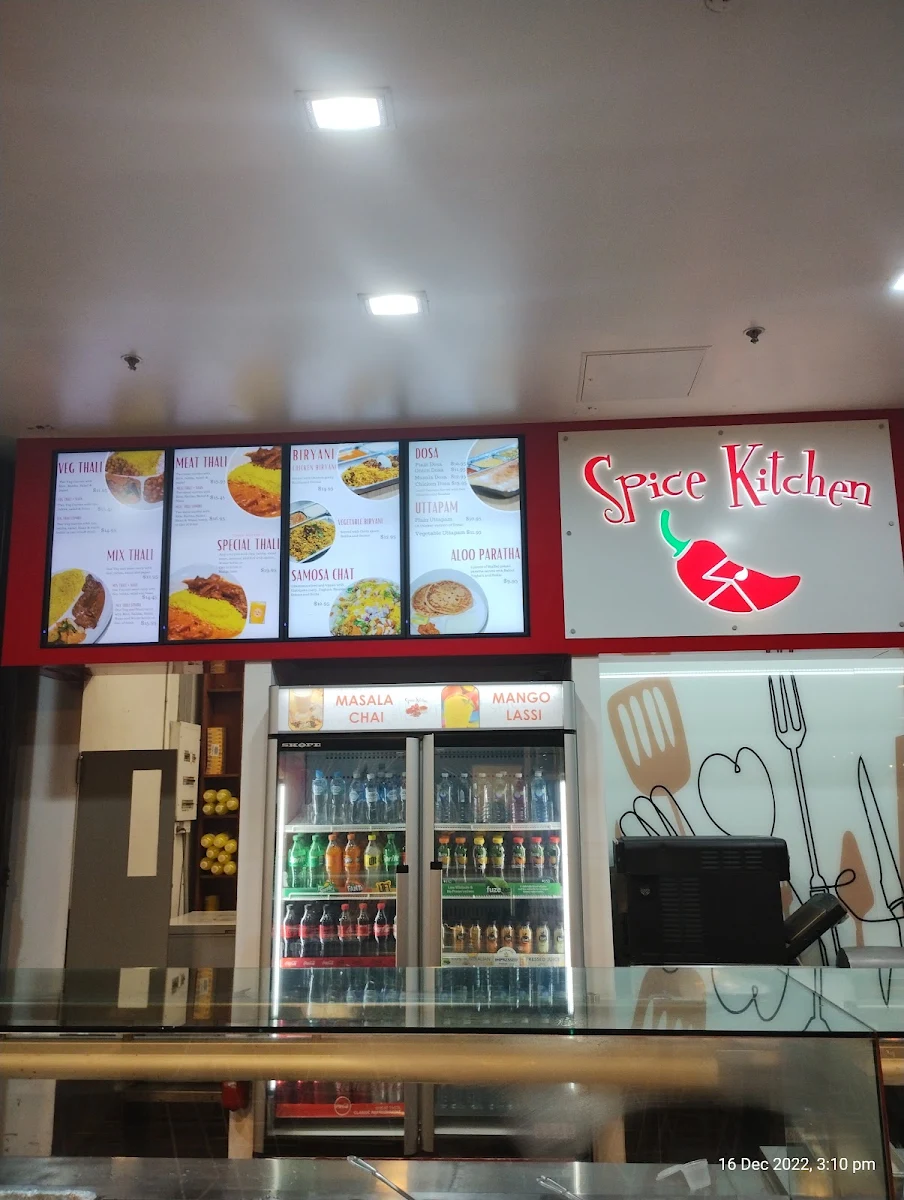 Menu, Spice Kitchen QV