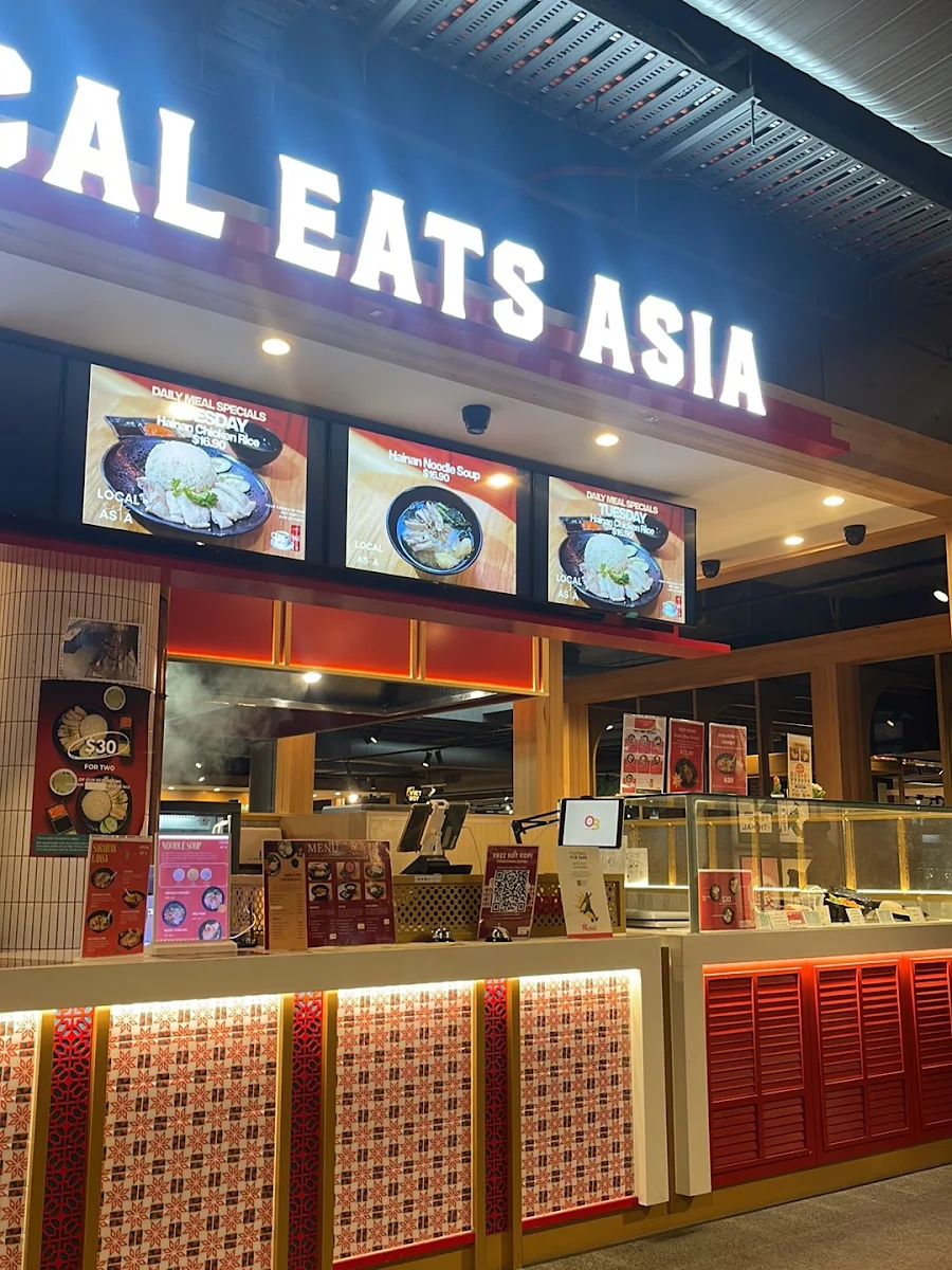 Menu, Local Eats Asia