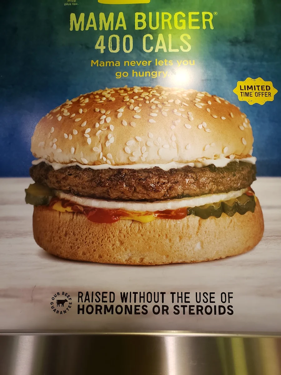 Menu, A&W Canada