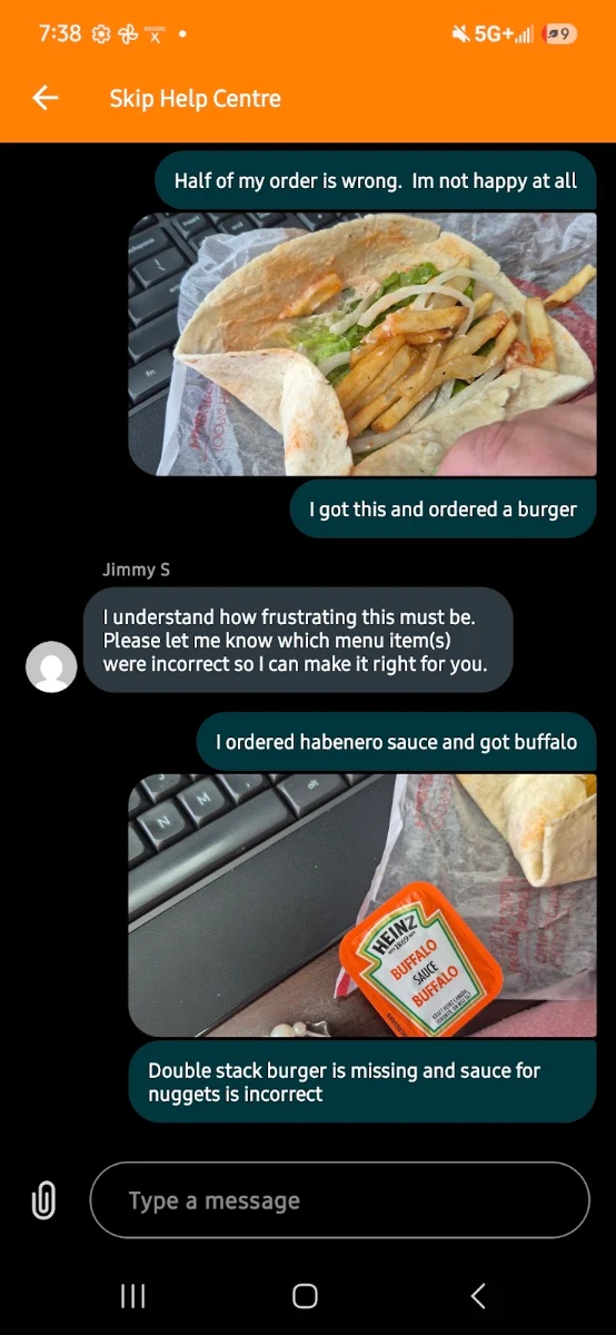 Menu, Wendy's