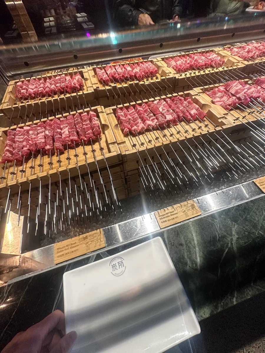 Menu, Discovery Fusion BBQ Buffet 炭所