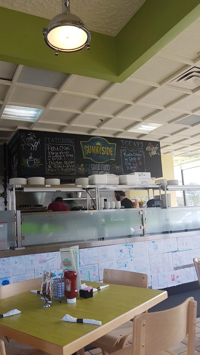 Menu, Sunnyside Grill