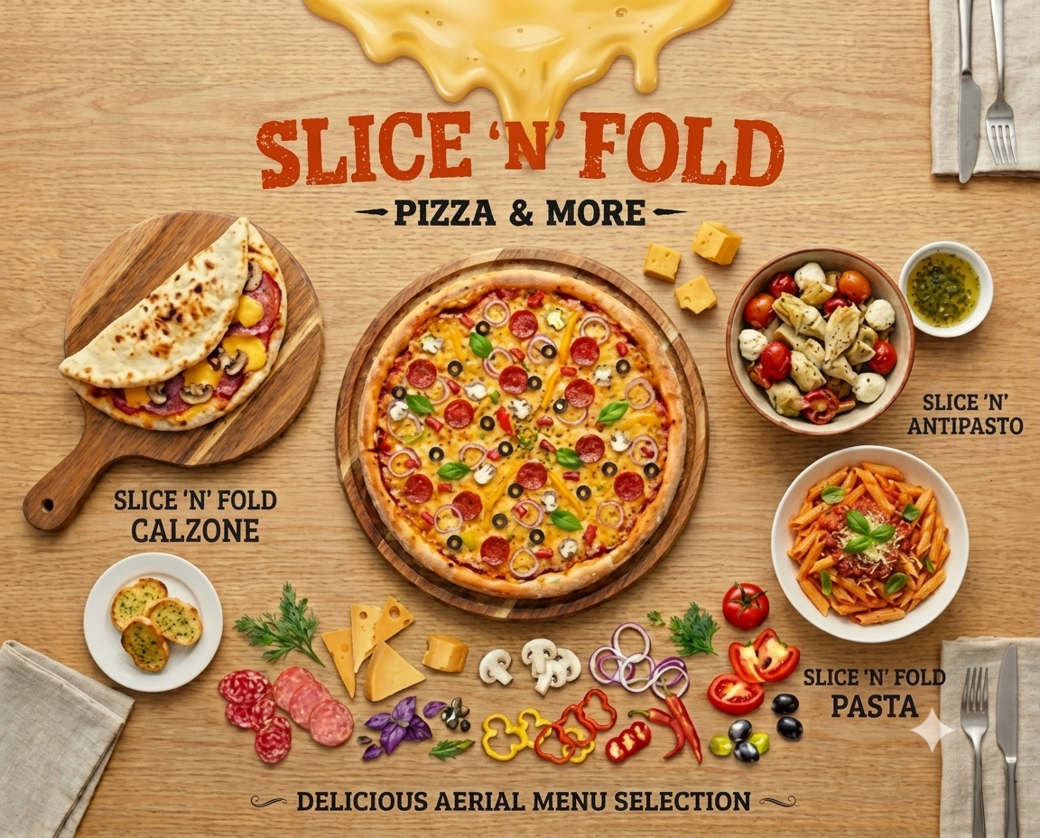 Menu, Slice N' Fold