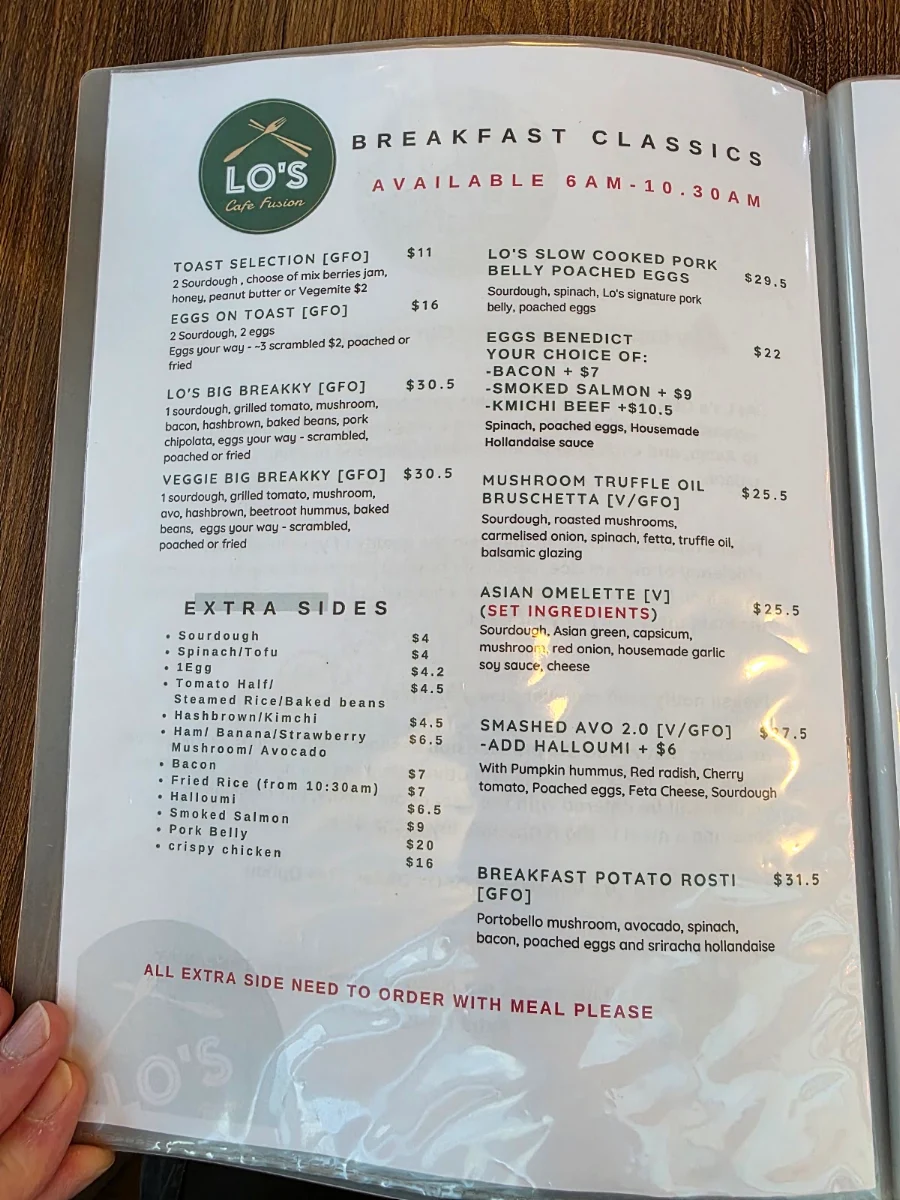 Menu photo 1