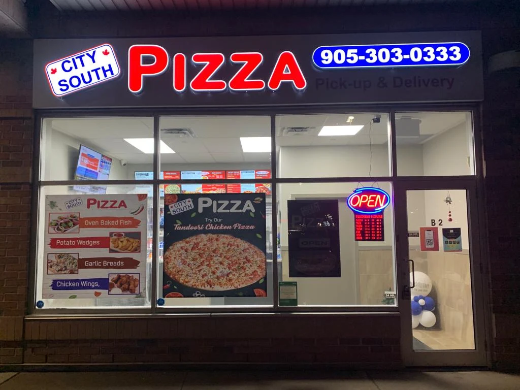 Menu, City South Pizza