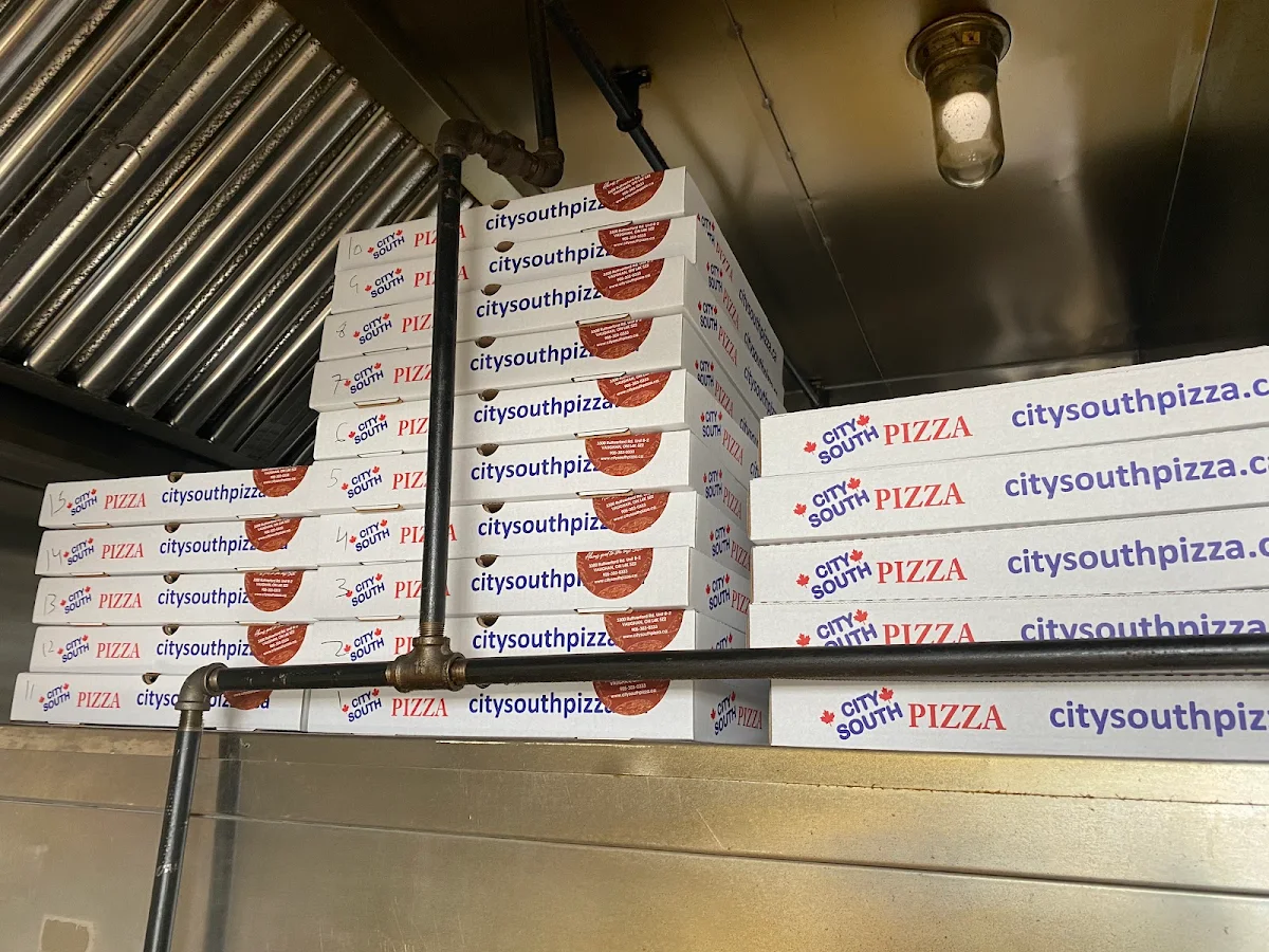 Menu, City South Pizza