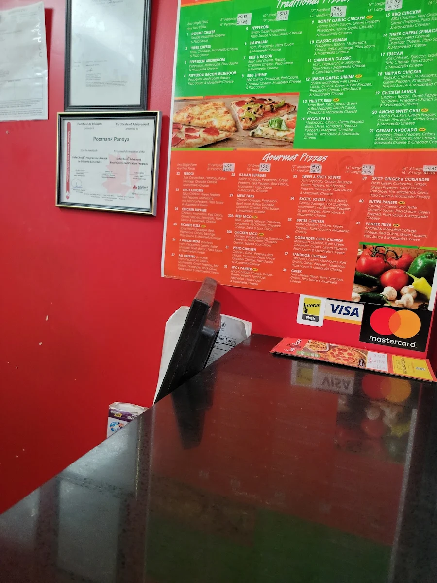 Menu, Red Swan Pizza - Calgary Macleod Trail