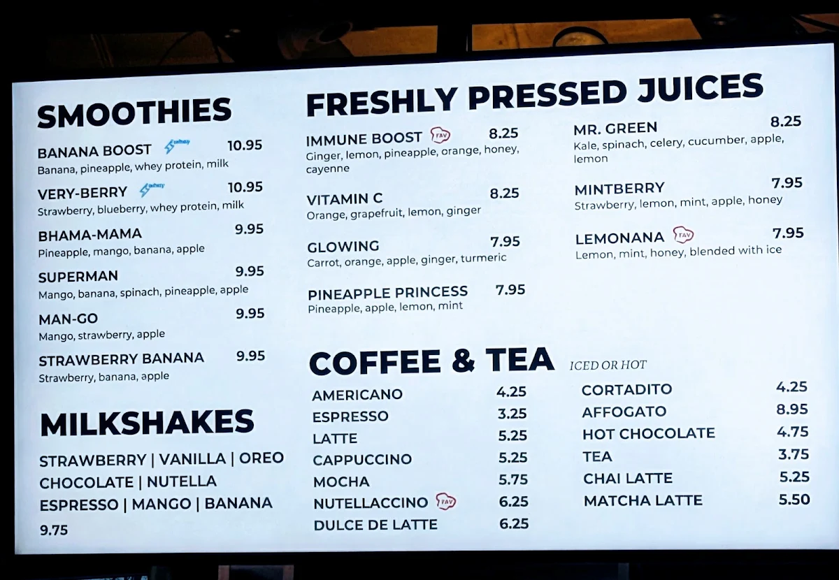 Menu, Crepe Delicious Niagara Falls