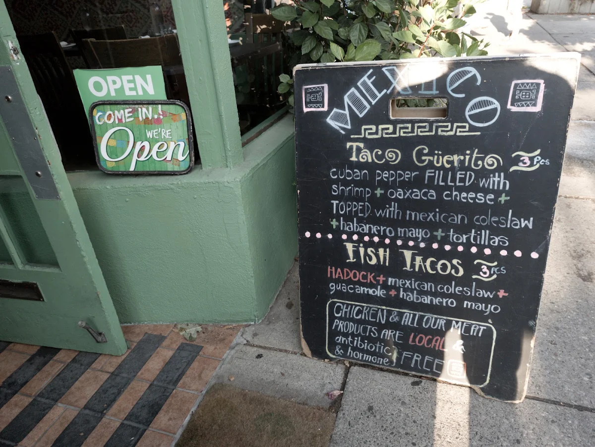Menu, XOLA