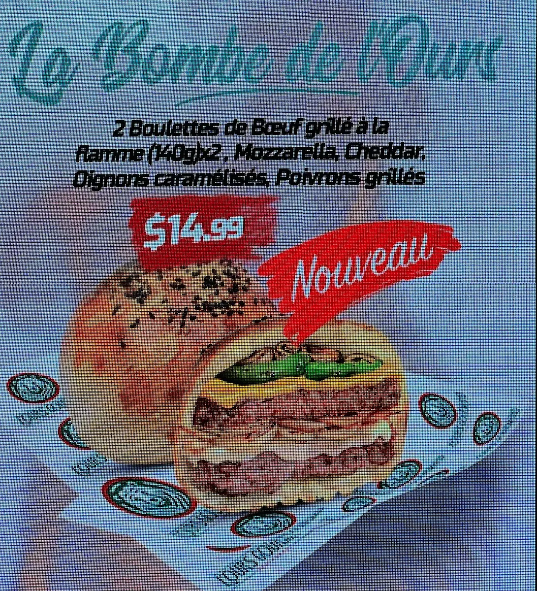 Menu, Restaurant L’Ours Gourmand