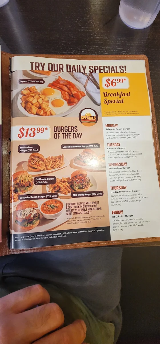 Menu, Stacked Pancake & Breakfast House