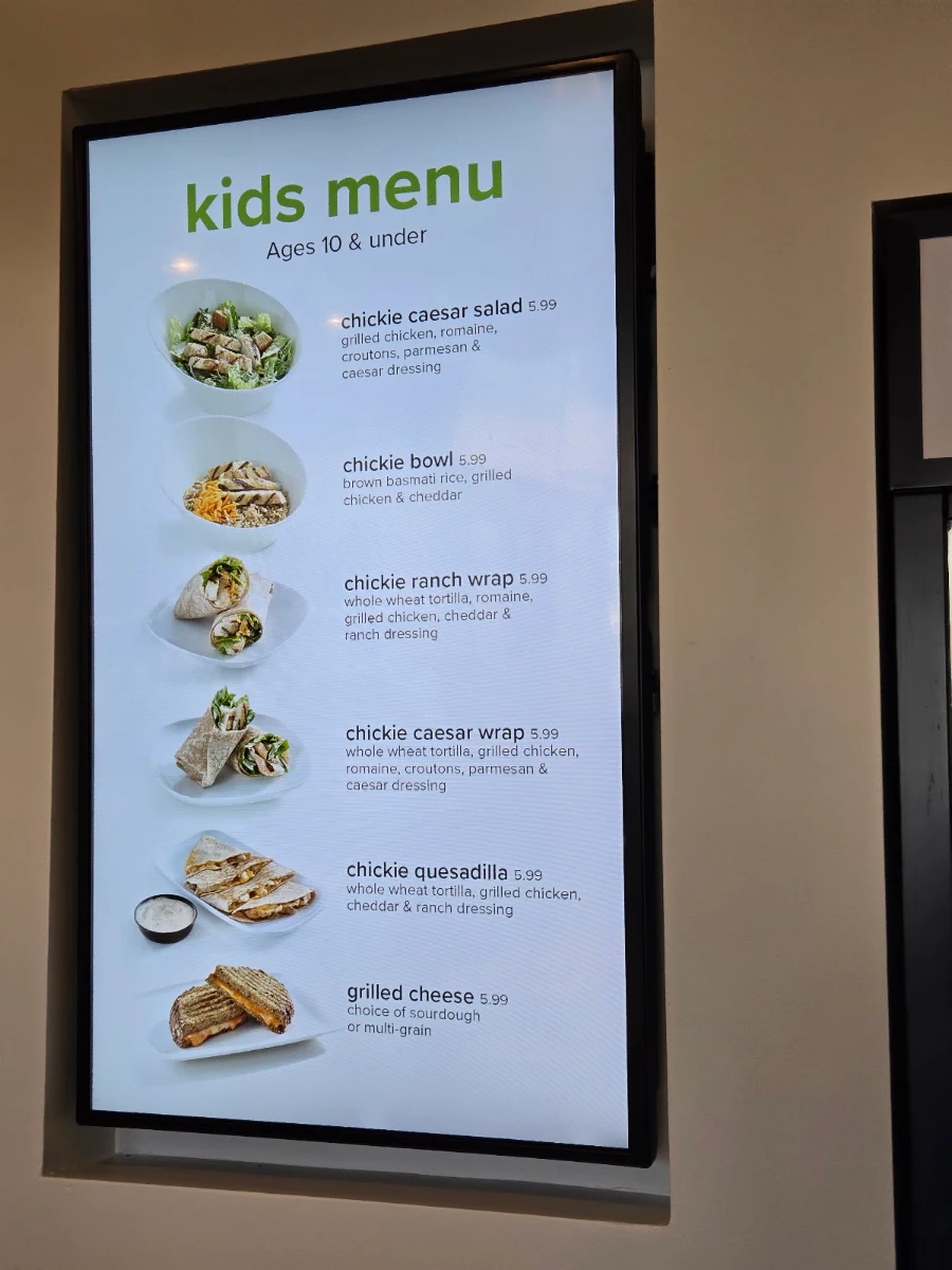 Menu, Chopped Leaf