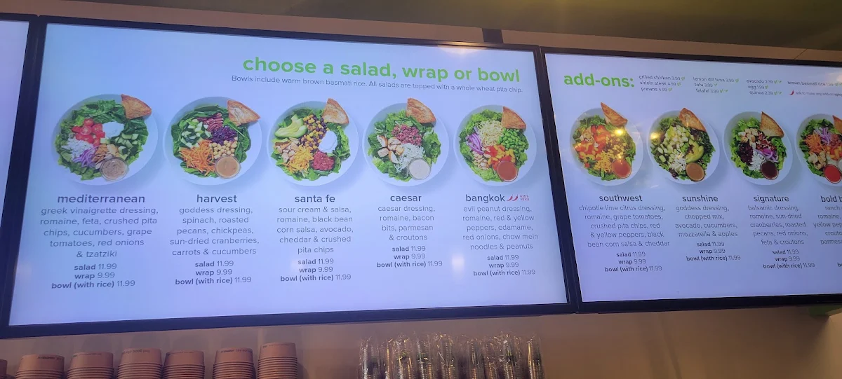 Menu, Chopped Leaf