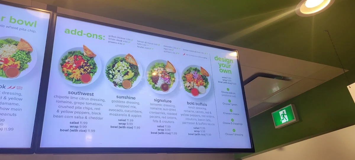 Menu, Chopped Leaf