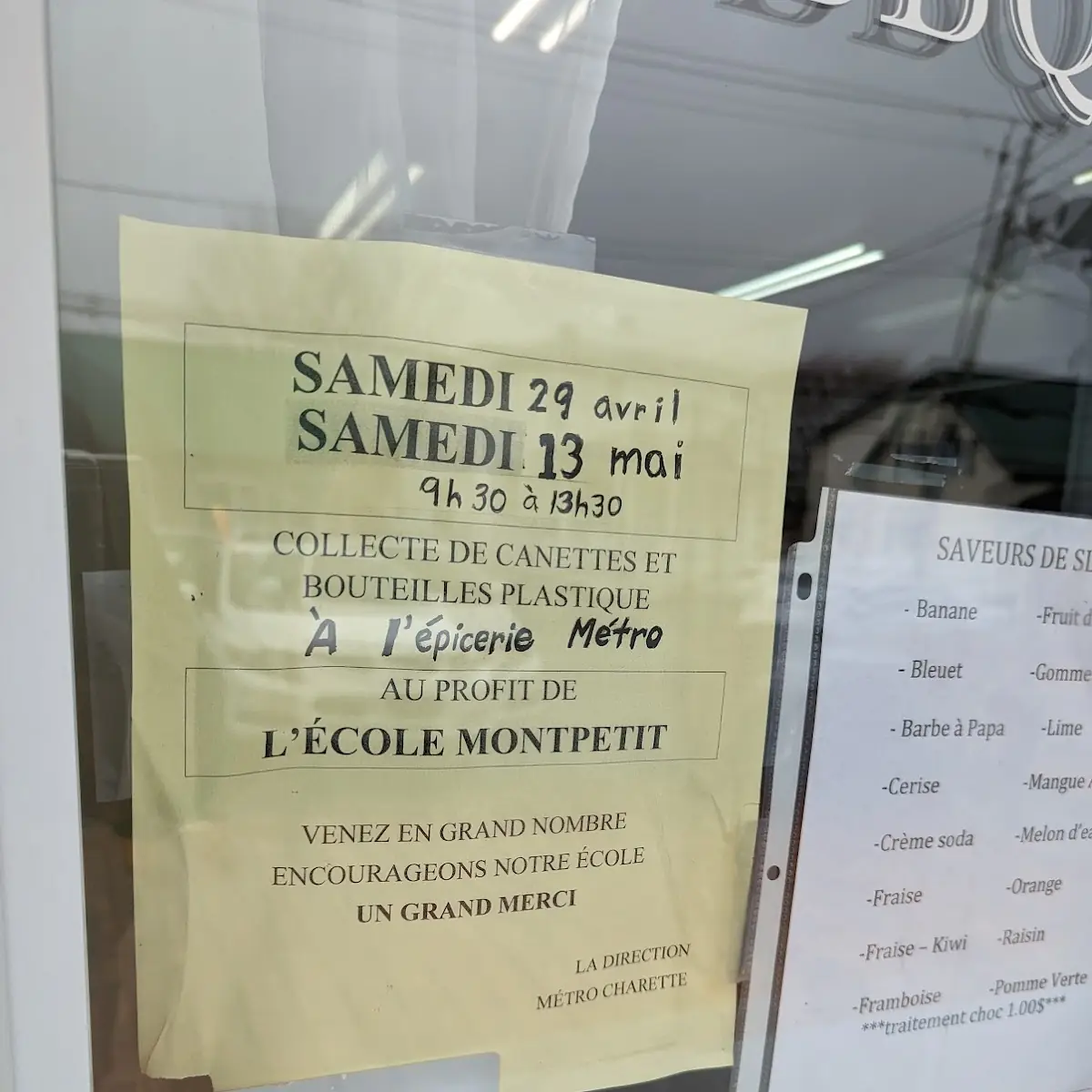 Menu, Les délices de Mémé Dora