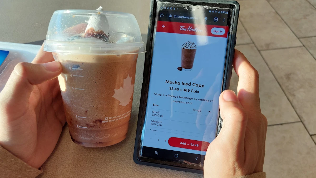 Menu, Tim Hortons