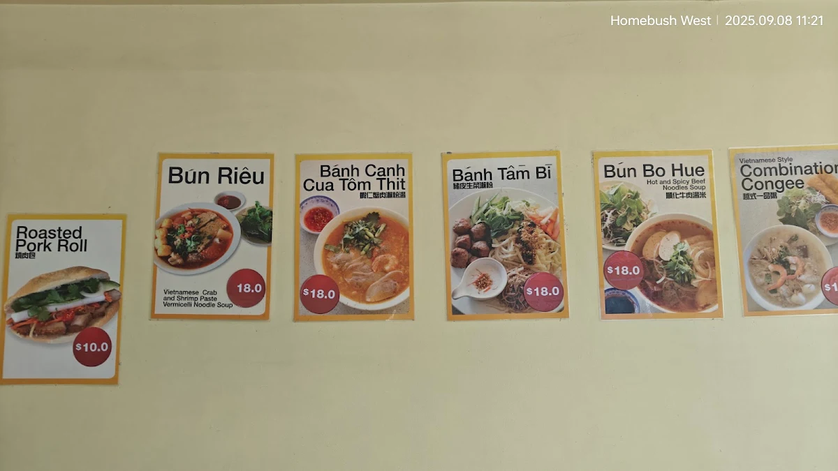 Menu, Happy Snack Cafe House Homebush West