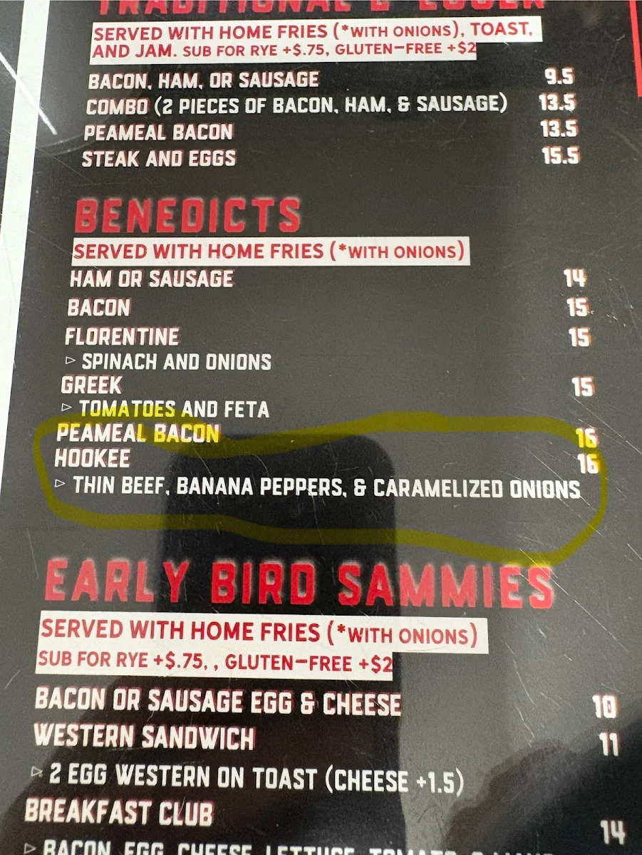 Menu, Jim's sub shop & Restaurant