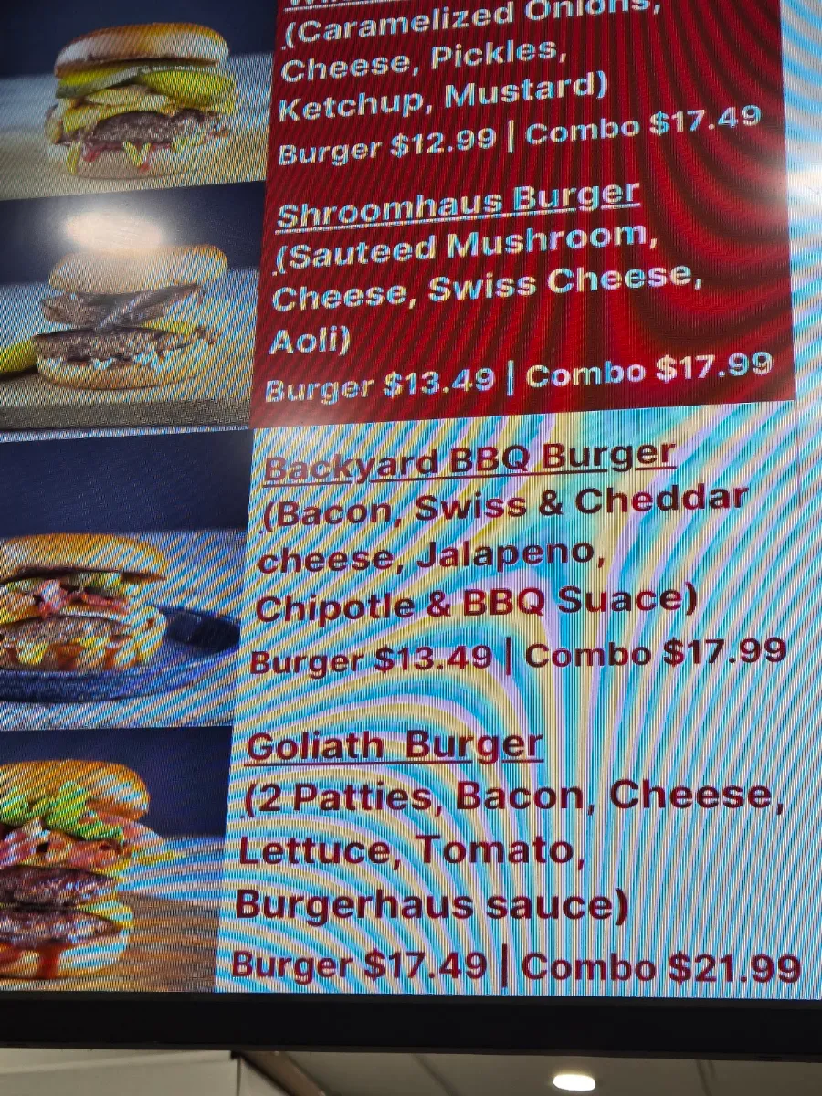 Menu, Kouzina Pizza