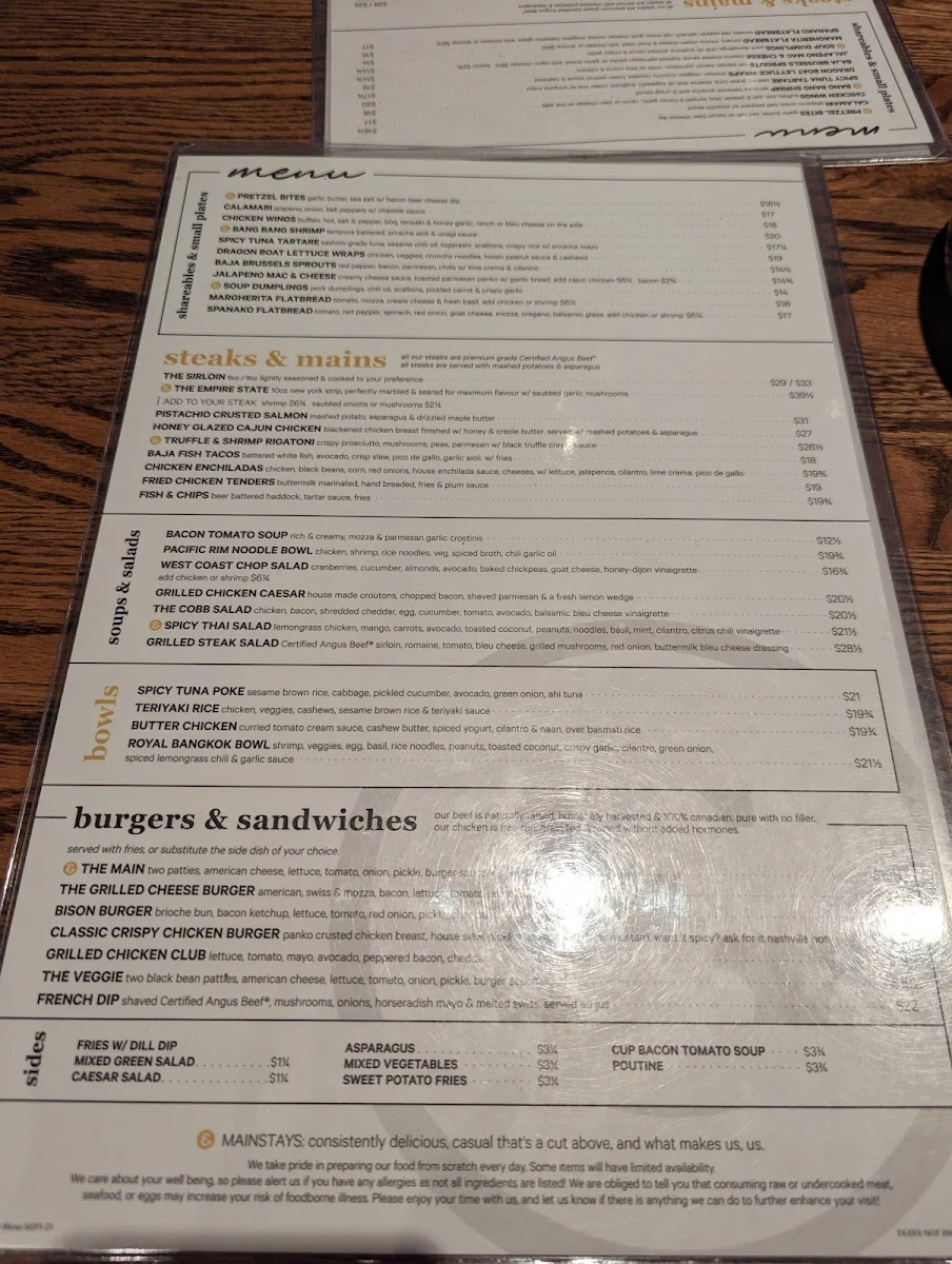 Menu, State & Main