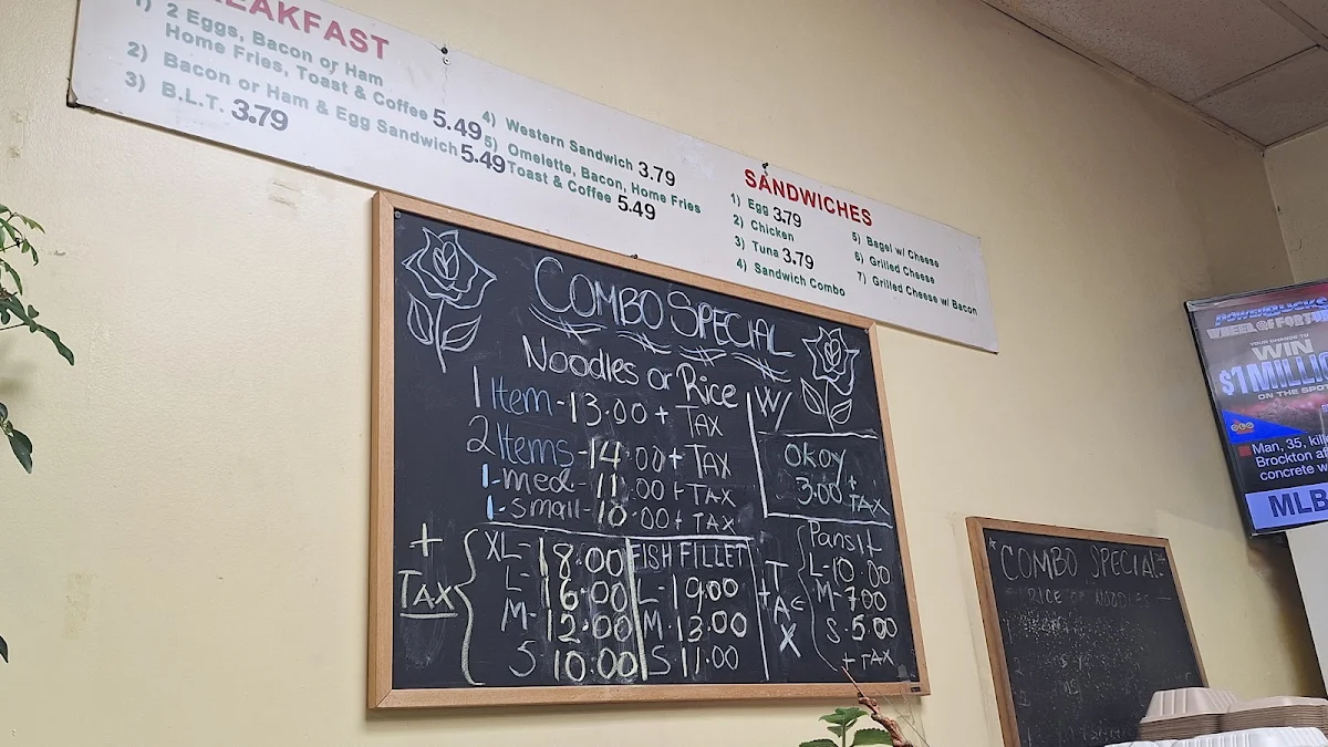 Menu, Palma's Continental Cuisine
