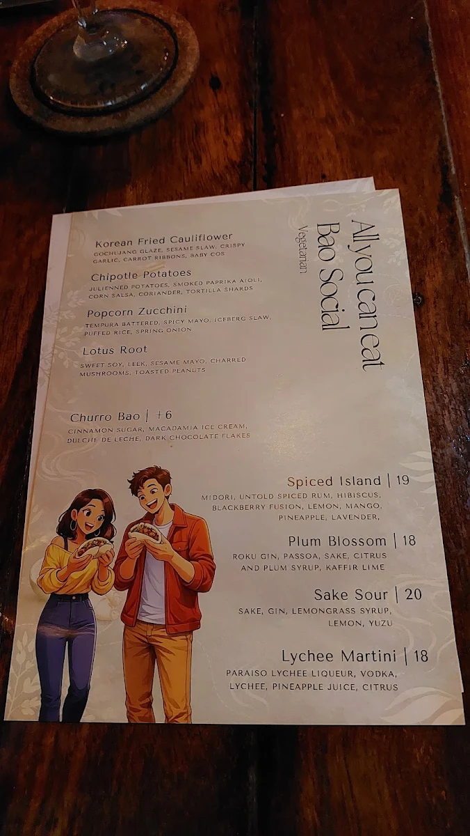 Menu, NOA Restaurant Cairns
