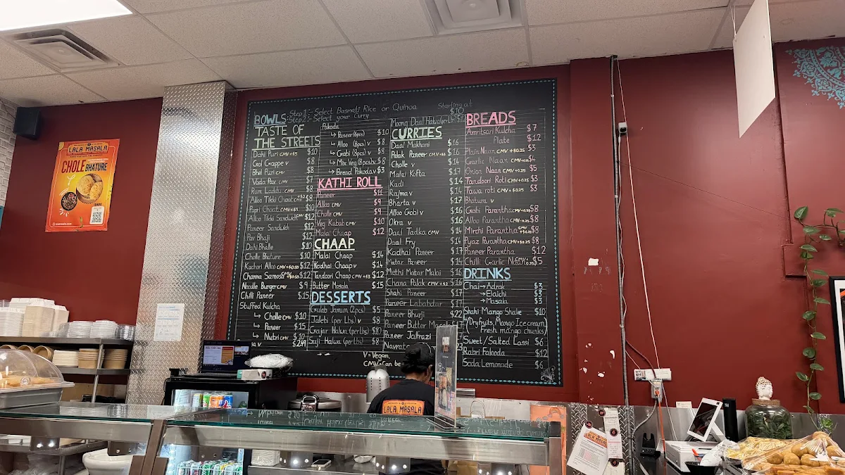 Menu, Lala Masala