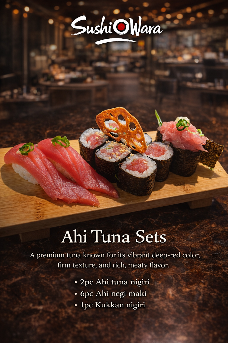 Menu, Sushi Wara