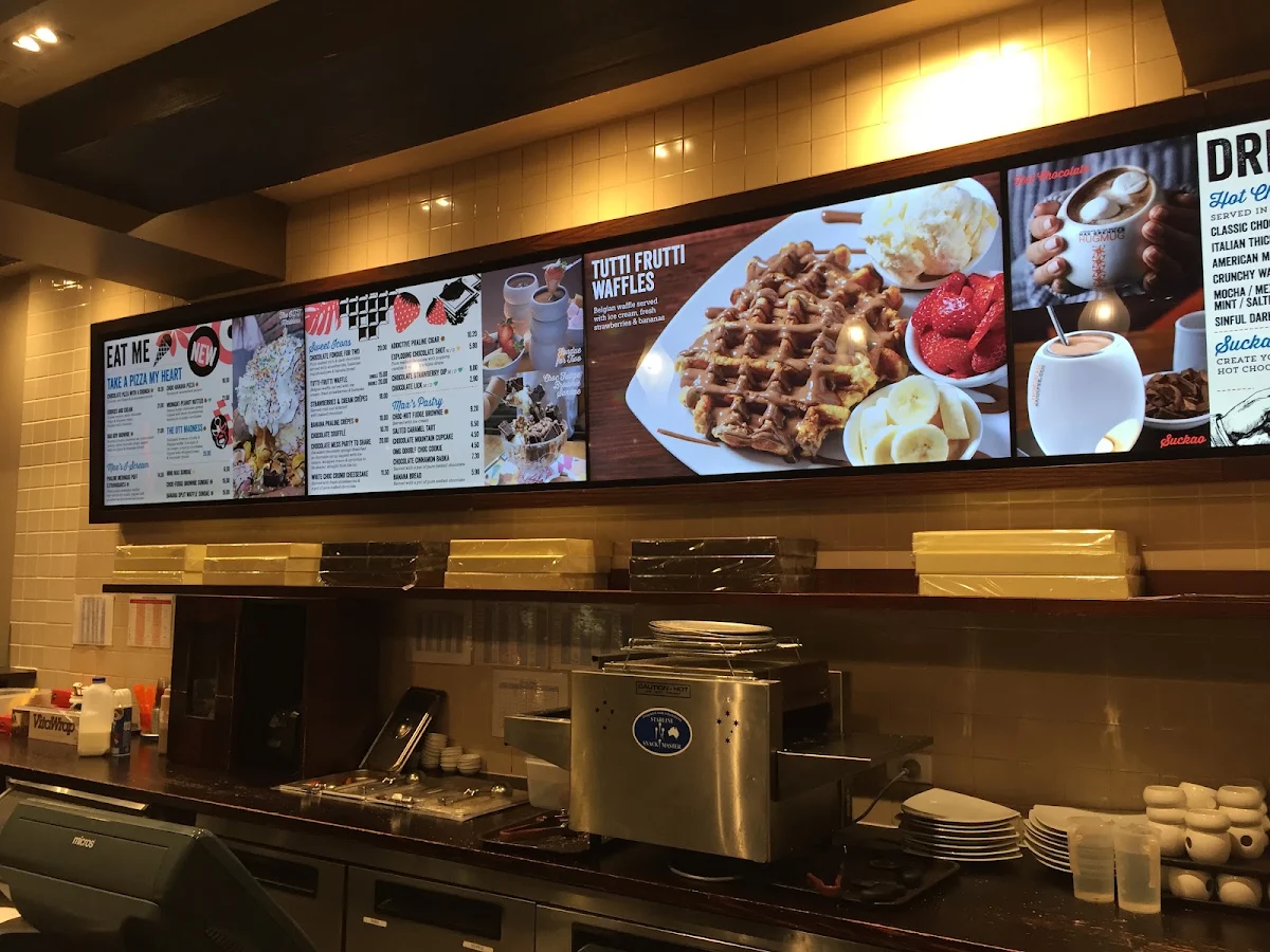 Menu, Max Brenner - Parramatta