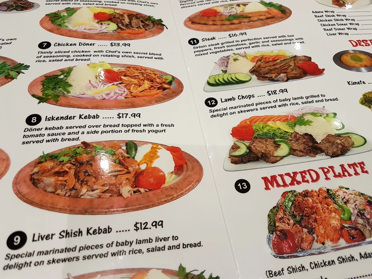 Menu, Costa Verde B.B.Q. & Portuguese Grill House