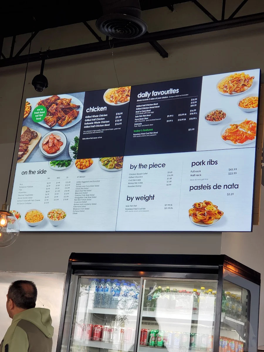 Menu, Costa Verde B.B.Q. & Portuguese Grill House