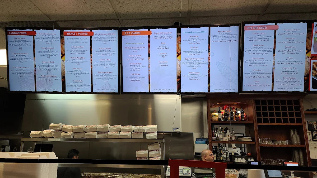 Menu, Costa Verde B.B.Q. & Portuguese Grill House