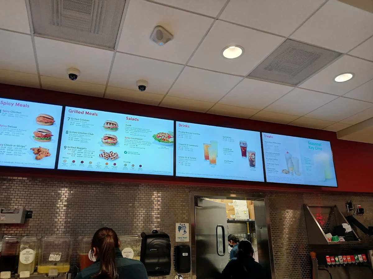 Menu, Chick-fil-A
