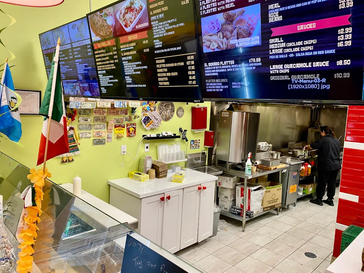 Menu, El Dorado Tacos