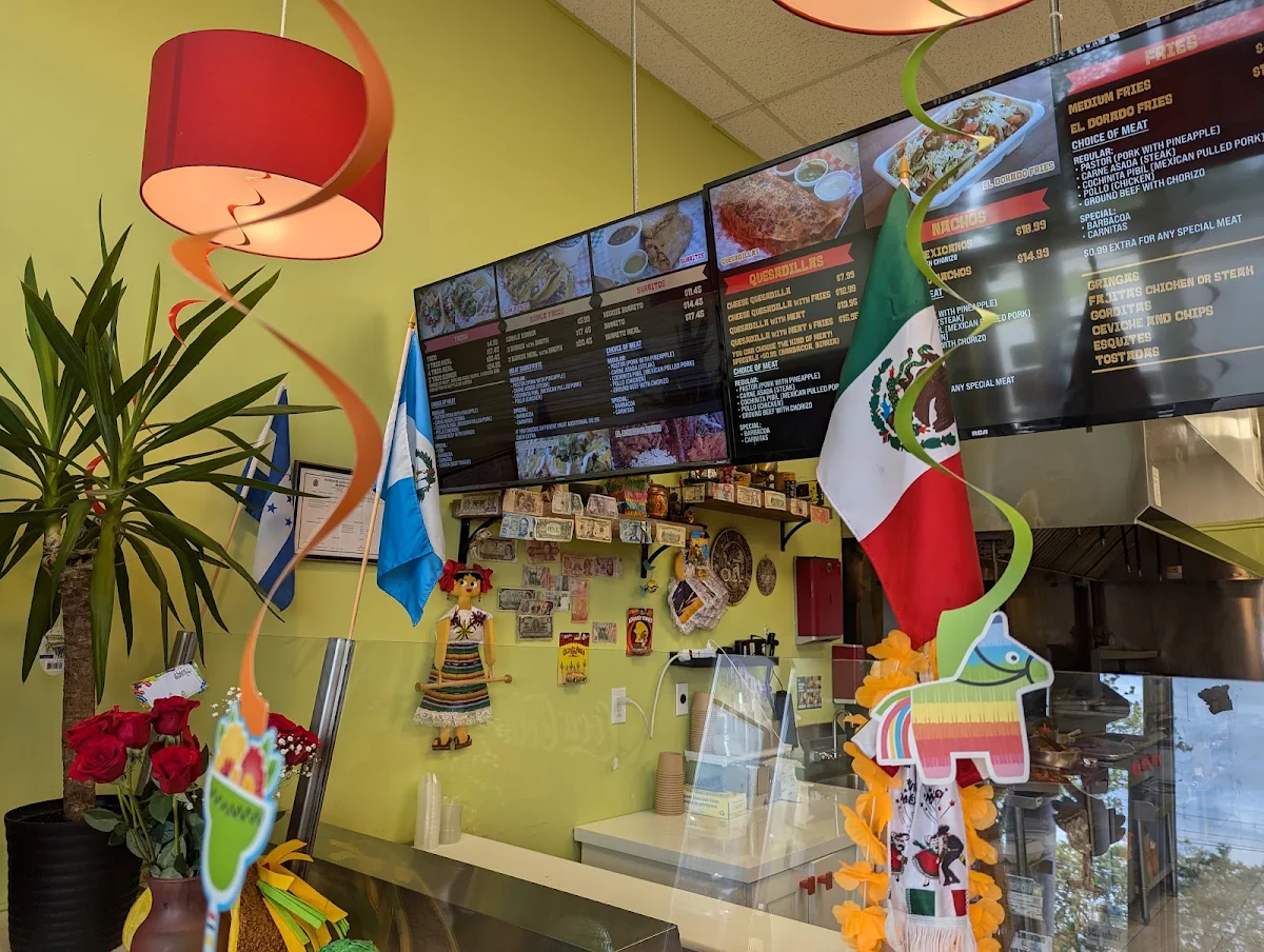 Menu, El Dorado Tacos