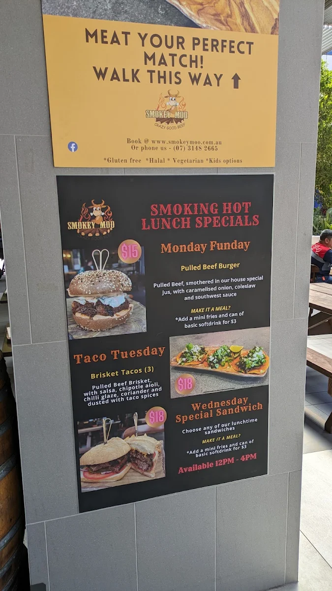 Menu, Smokey Moo