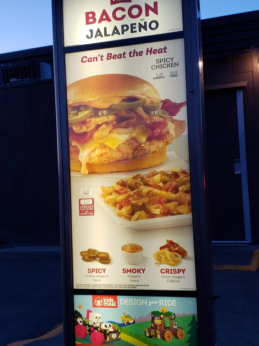 Menu, Wendy's
