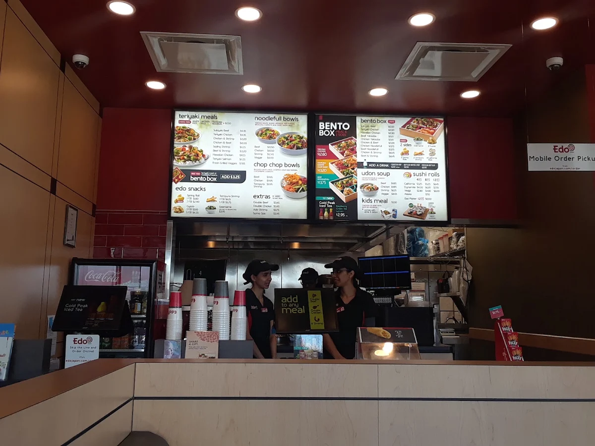 Menu, Edo Japan