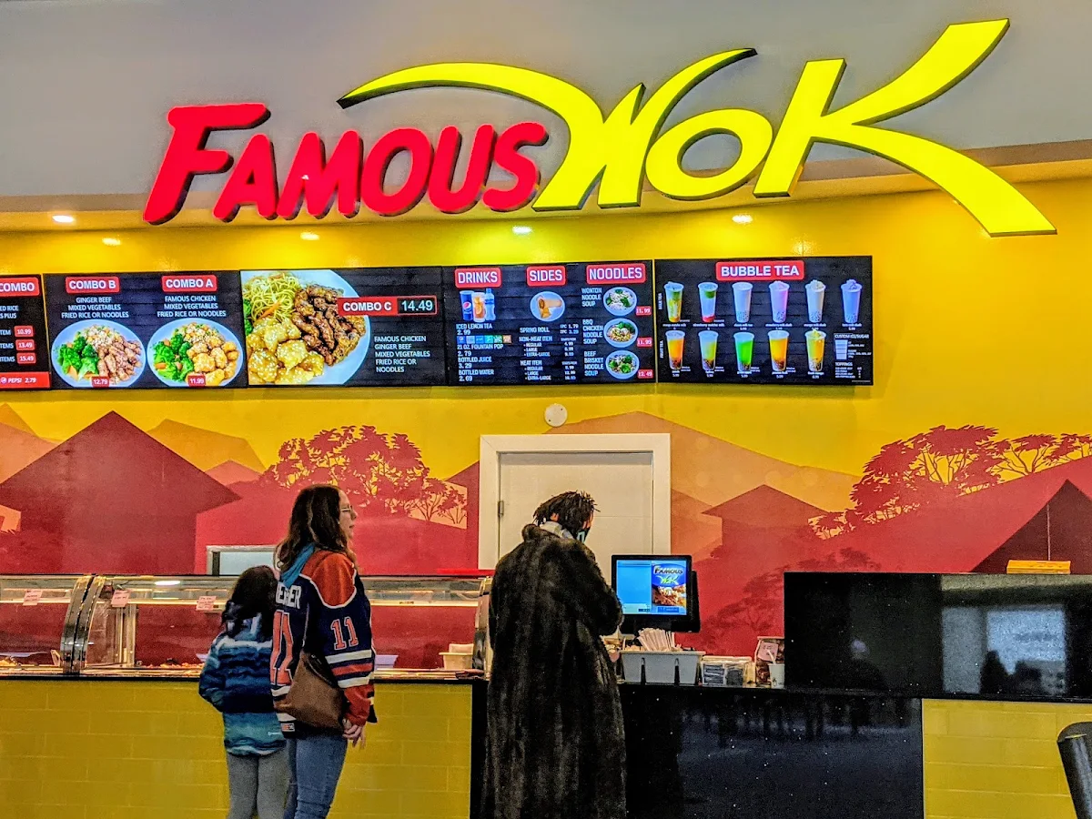 Menu, Famous Wok