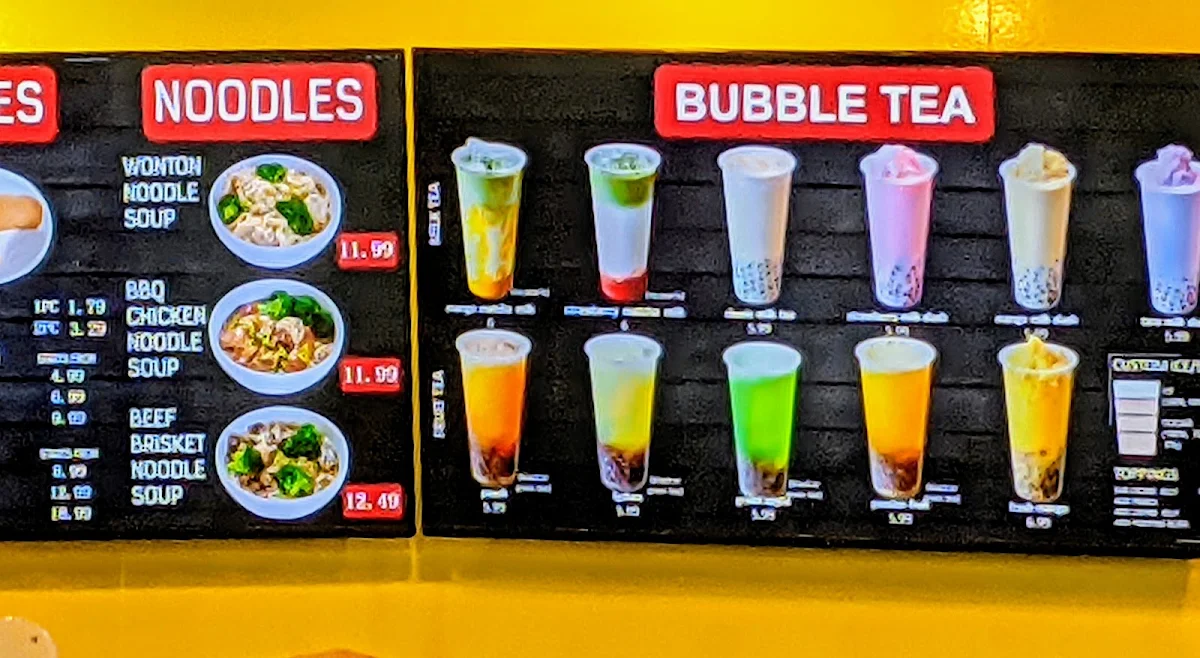 Menu, Famous Wok