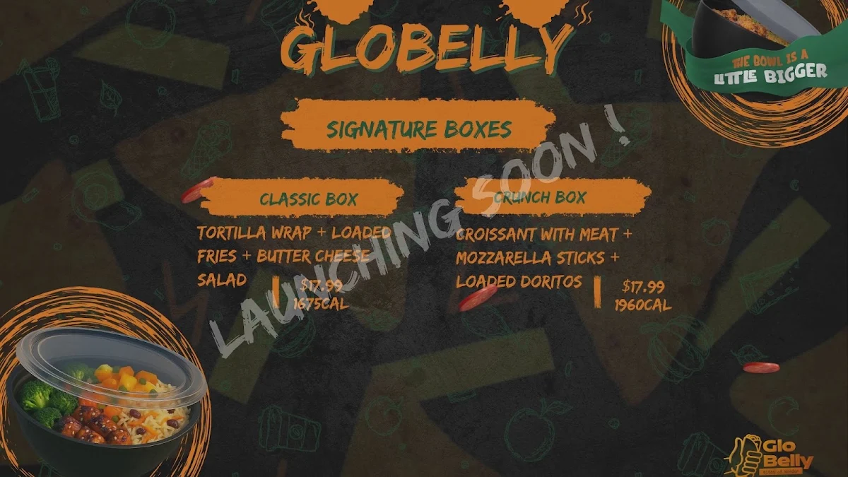 Menu, GLOBELLY