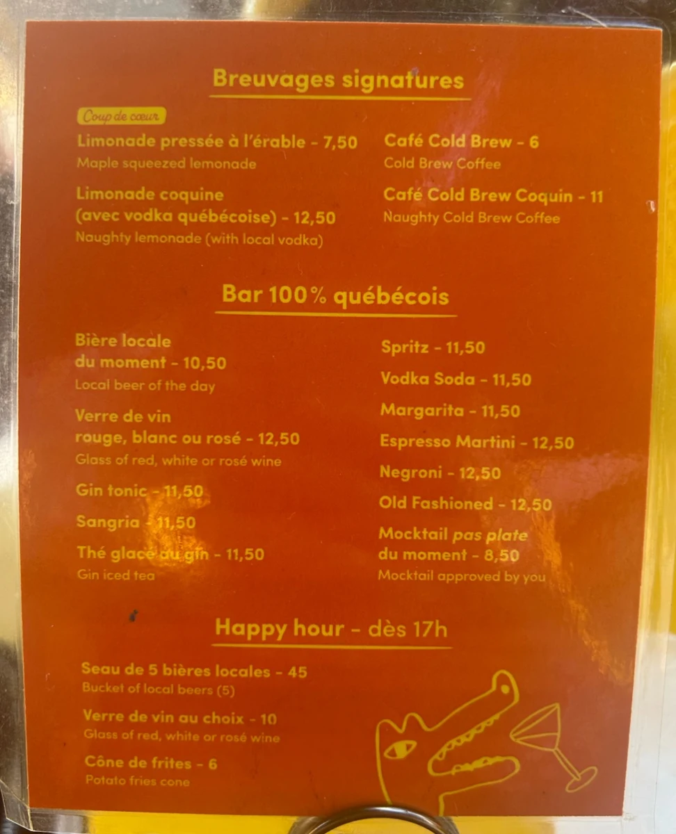 Menu, Bouffe-moi !